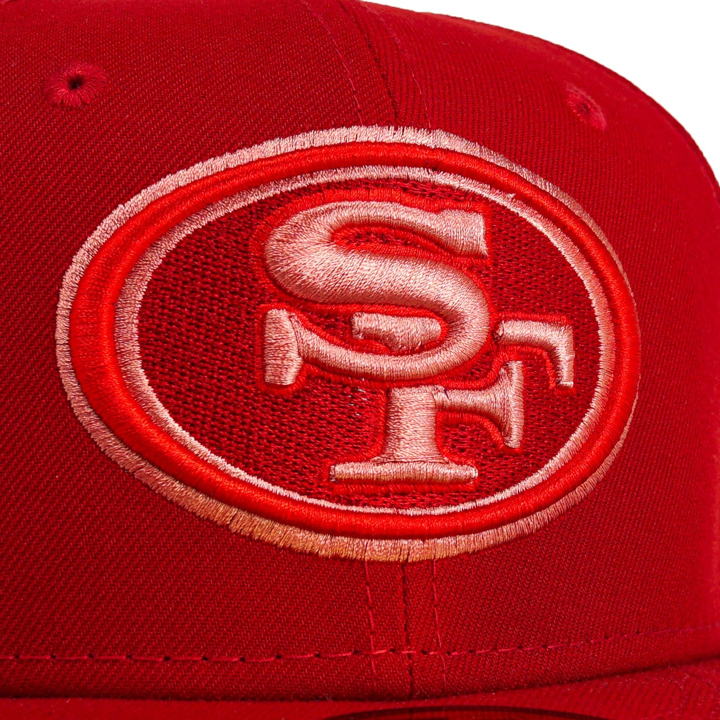 San Francisco 49ers 59FIFTY Fitted Hat in Scarlet Monocamo 7 1/2 / Scarlet Monocamo