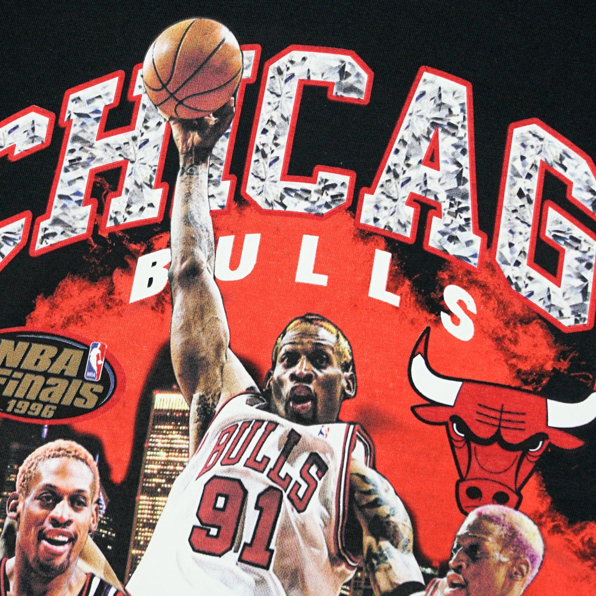 Vintage 1997 Chicago Bulls Jordan Pippin Rodman t-shirt