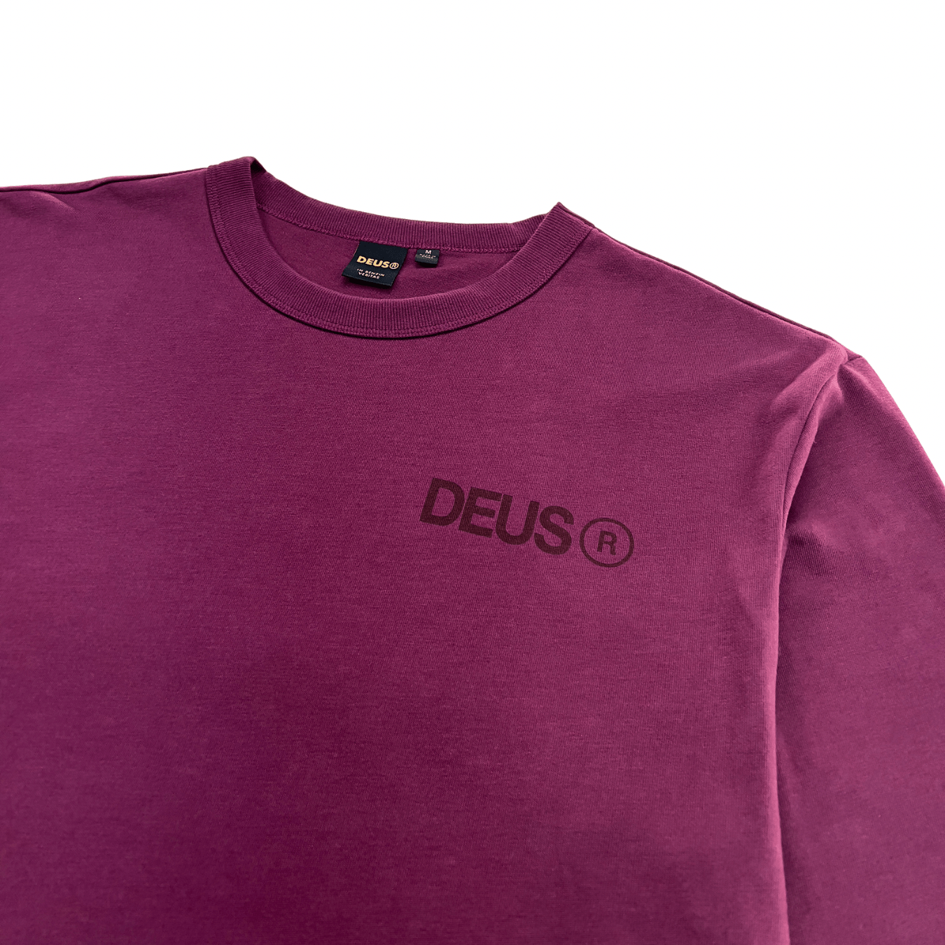 Beams Long - sleeve Cordura Tee in rhodo - Deus ex Machina - State Of Flux