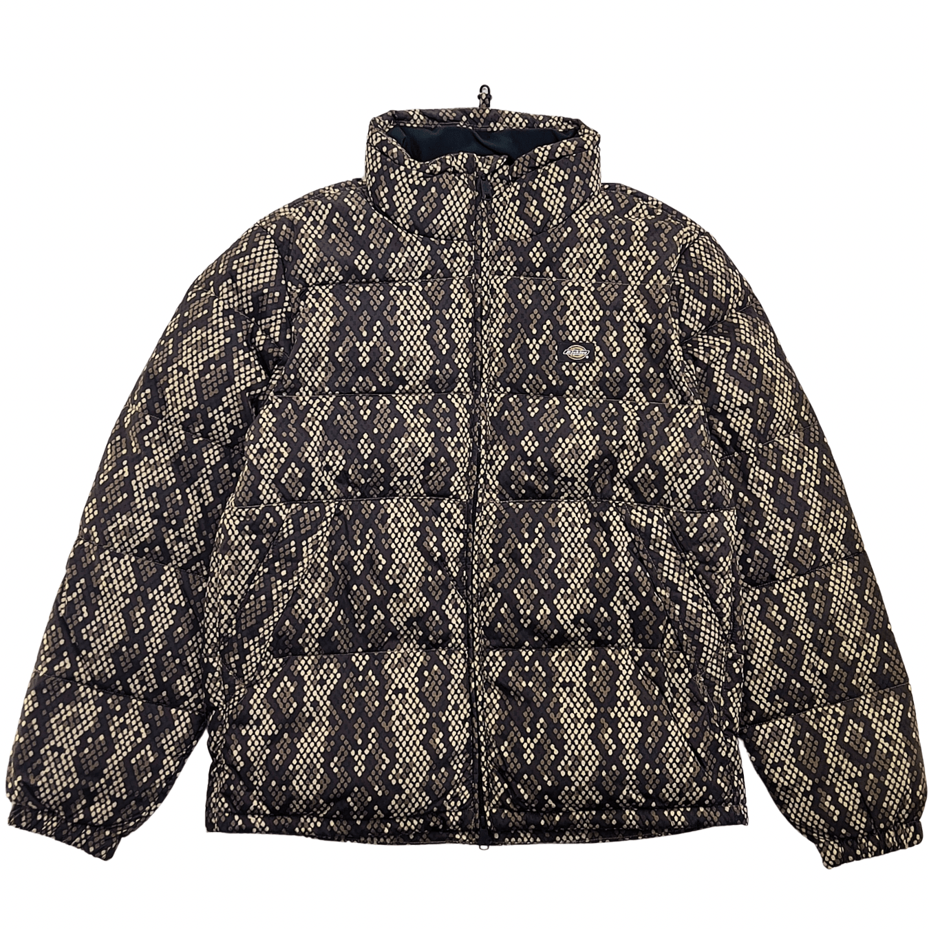 Camden Puffer Jacket in snake