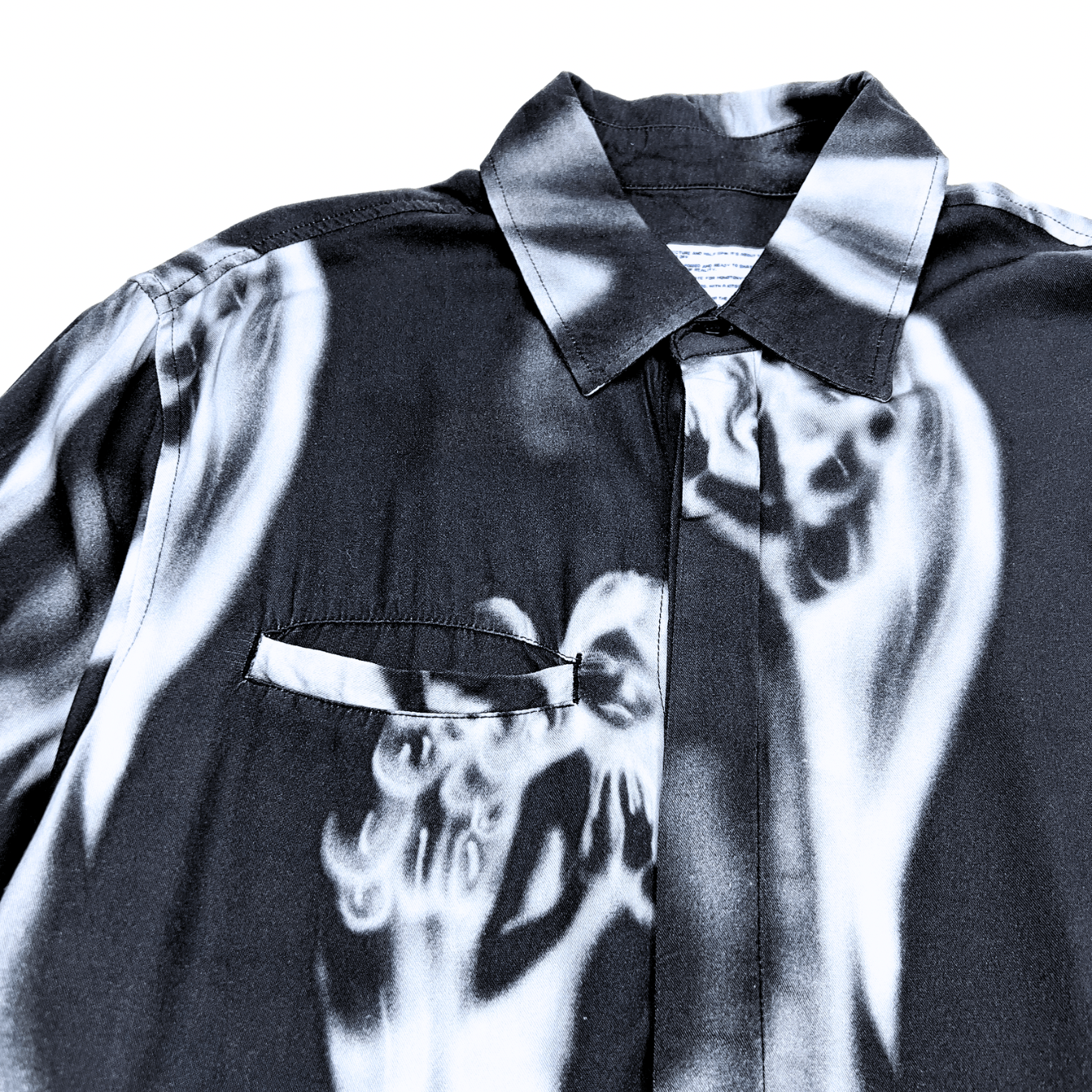 Dark Angels Button-up Shirt in black