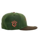 Fresno Grizzlies Krueger 59Fifty Fitted Hat in rifle green and walnut - New Era - State Of Flux