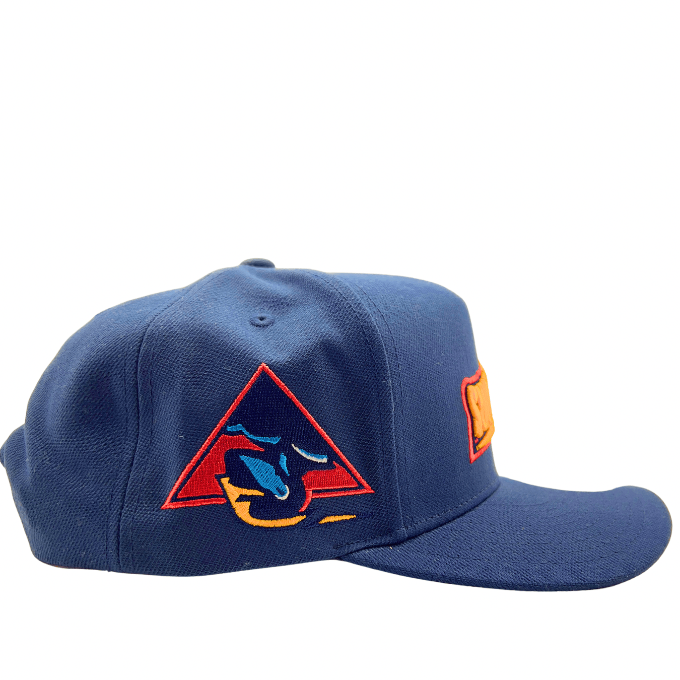 Golden State Warriors HWC Upside Pro Snapback Hat in navy - Mitchell & Ness - State Of Flux