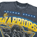 Golden State Warriors Oversized Graphic Tee in black mineral wash - Mitchell & Ness - State Of Flux