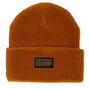 Knitted Mantra Beanie in cider - State Of Flux - State Of Flux