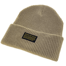 Knitted Mantra Beanie in khaki - State Of Flux - State Of Flux