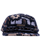 Let's Get Cozy 5 - Panel Hat in black and beige - State Of Flux - State Of Flux