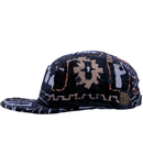 Let's Get Cozy 5 - Panel Hat in black and beige - State Of Flux - State Of Flux