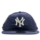 New York Yankees 9Fifty Nylon Retro Crown Strapback Hat in navy and white - New Era - State Of Flux