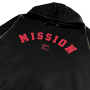 OG Mission Hoodie in black and scarlet - State Of Flux - State Of Flux