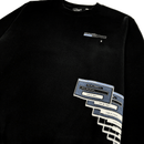 Pop Up Crewneck in black - Daily Paper - State Of Flux