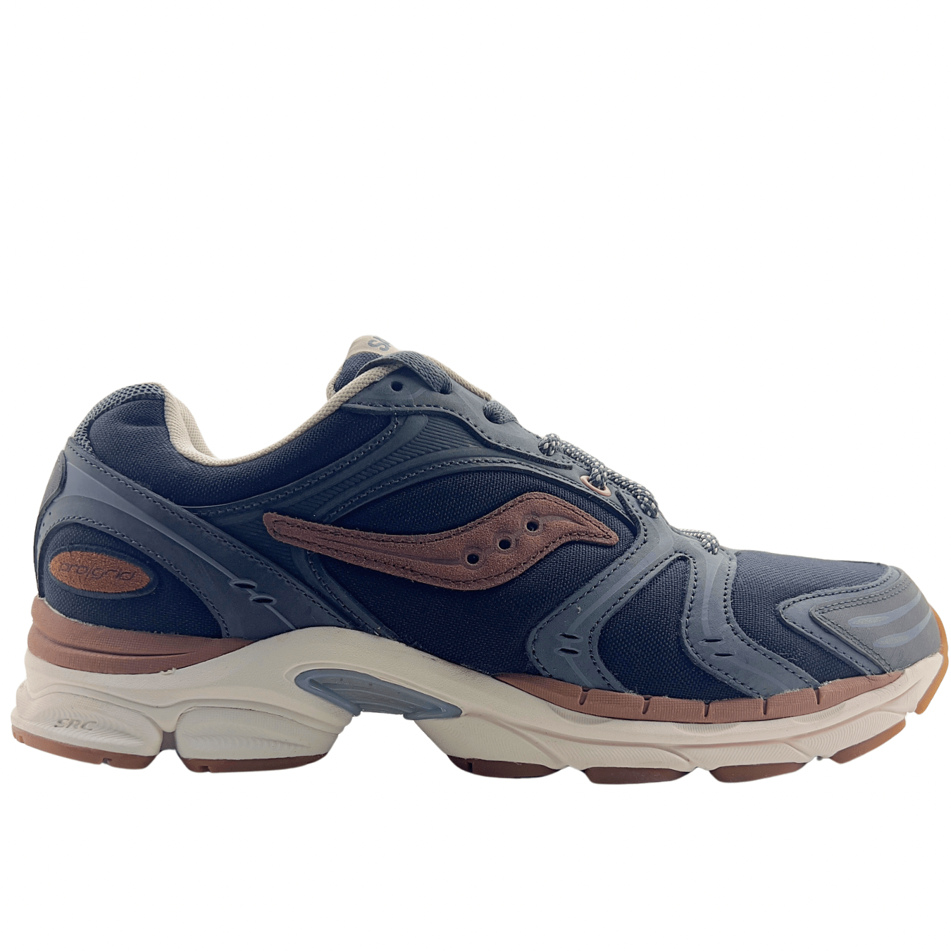 Progrid Triumph 4 in grey and brown - Saucony - State Of Flux