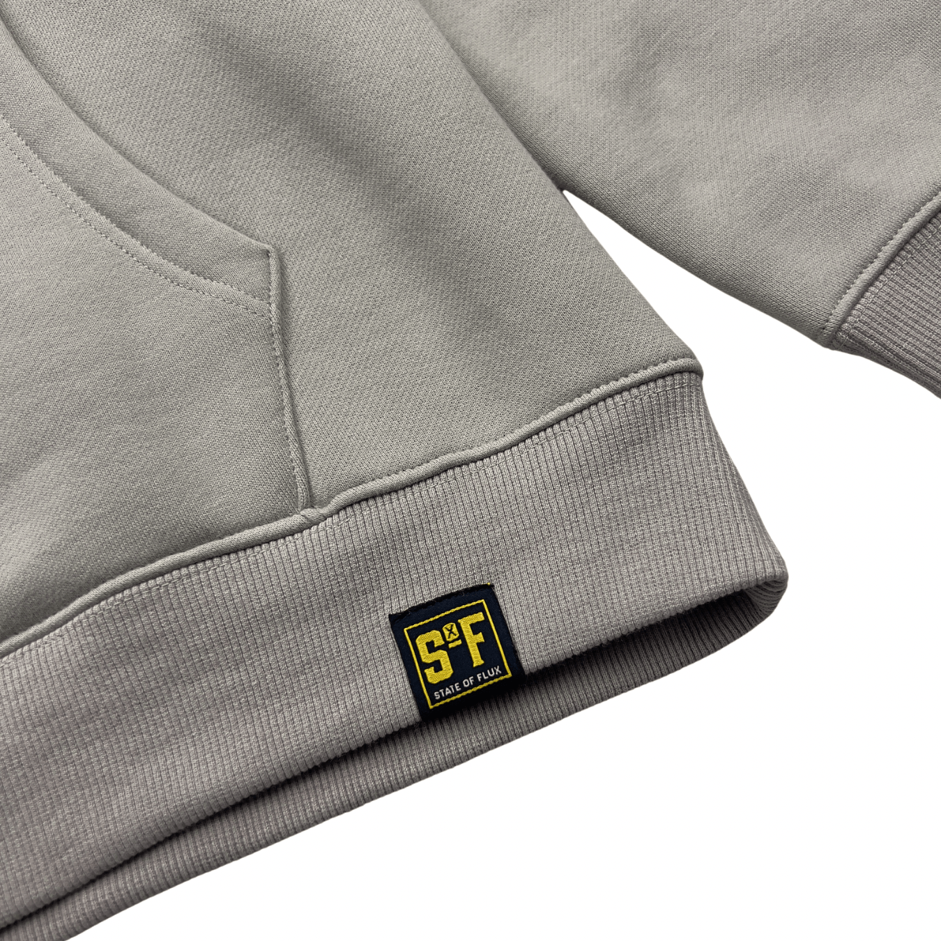 Prowler Hoodie in cool grey and teal - State Of Flux - State Of Flux