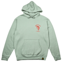 Prowler Hoodie in light sage and red - State Of Flux - State Of Flux