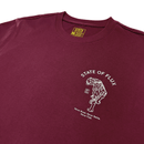 Prowler Tee in maroon - State Of Flux - State Of Flux