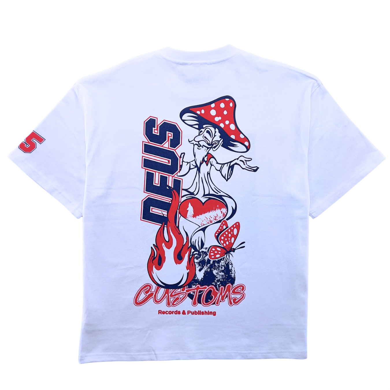 Puffy Love Tee in vintage white - Deus ex Machina - State Of Flux