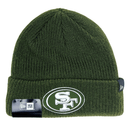 San Francisco 49ers Merino Wool Knit Beanie in olive - New Era - State Of Flux