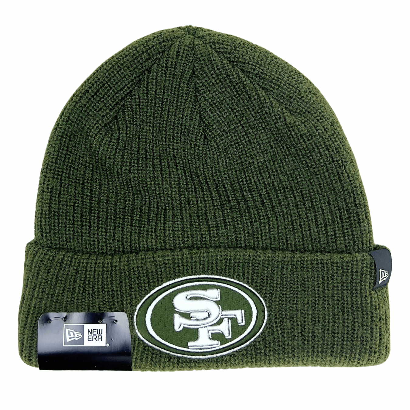 San Francisco 49ers Merino Wool Knit Beanie in olive