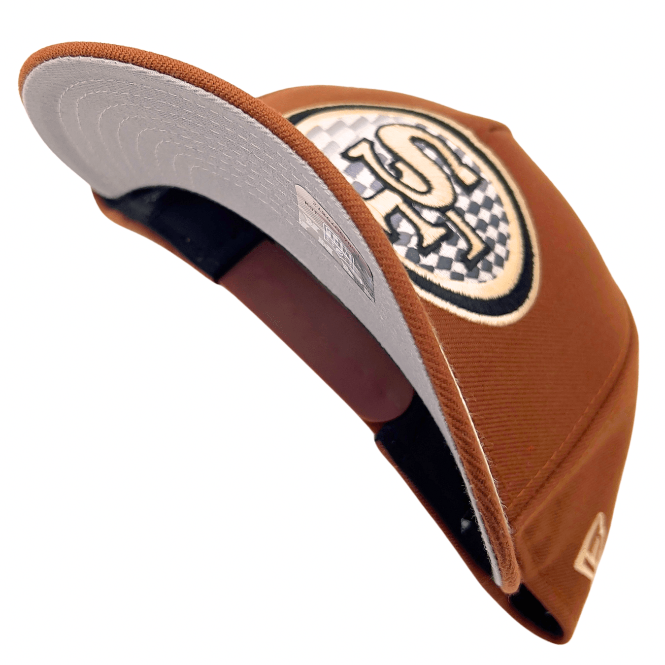 San Francisco 49ers Motorsport 9Forty M-Crown Snapback Hat in chocolate and champagne