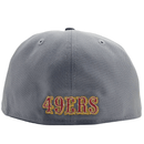 San Francisco 49ers The Rose That Grew From Concrete 59Fifty Fitted Hat in storm grey and black - New Era - State Of Flux