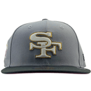 San Francisco 49ers The Rose That Grew From Concrete 59Fifty Fitted Hat in storm grey and black - New Era - State Of Flux