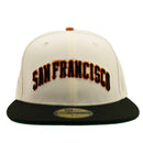 San Francisco Giants 59Fifty Fitted Hat in chrome white and black - New Era - State Of Flux