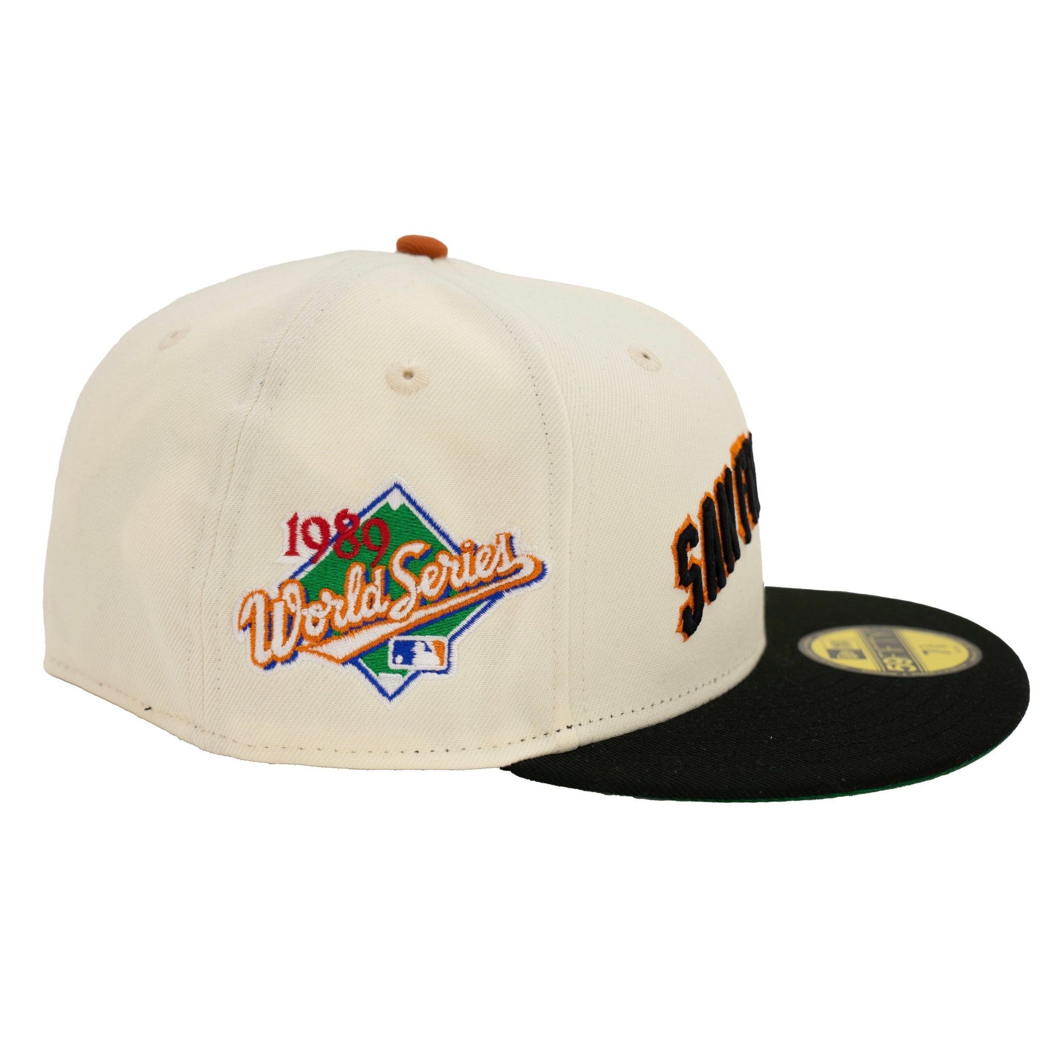 San Francisco Giants 59Fifty Fitted Hat in chrome white and black - New Era - State Of Flux