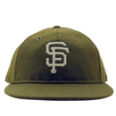 San Francisco Giants 59Fifty Wool Retro Crown Fitted Hat in army green and cream - New Era - State Of Flux