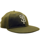 San Francisco Giants 59Fifty Wool Retro Crown Fitted Hat in army green and cream - New Era - State Of Flux