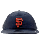 San Francisco Giants 9Fifty Nylon Retro Crown Strapback Hat in black and orange - New Era - State Of Flux