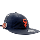 San Francisco Giants 9Fifty Nylon Retro Crown Strapback Hat in black and orange - New Era - State Of Flux