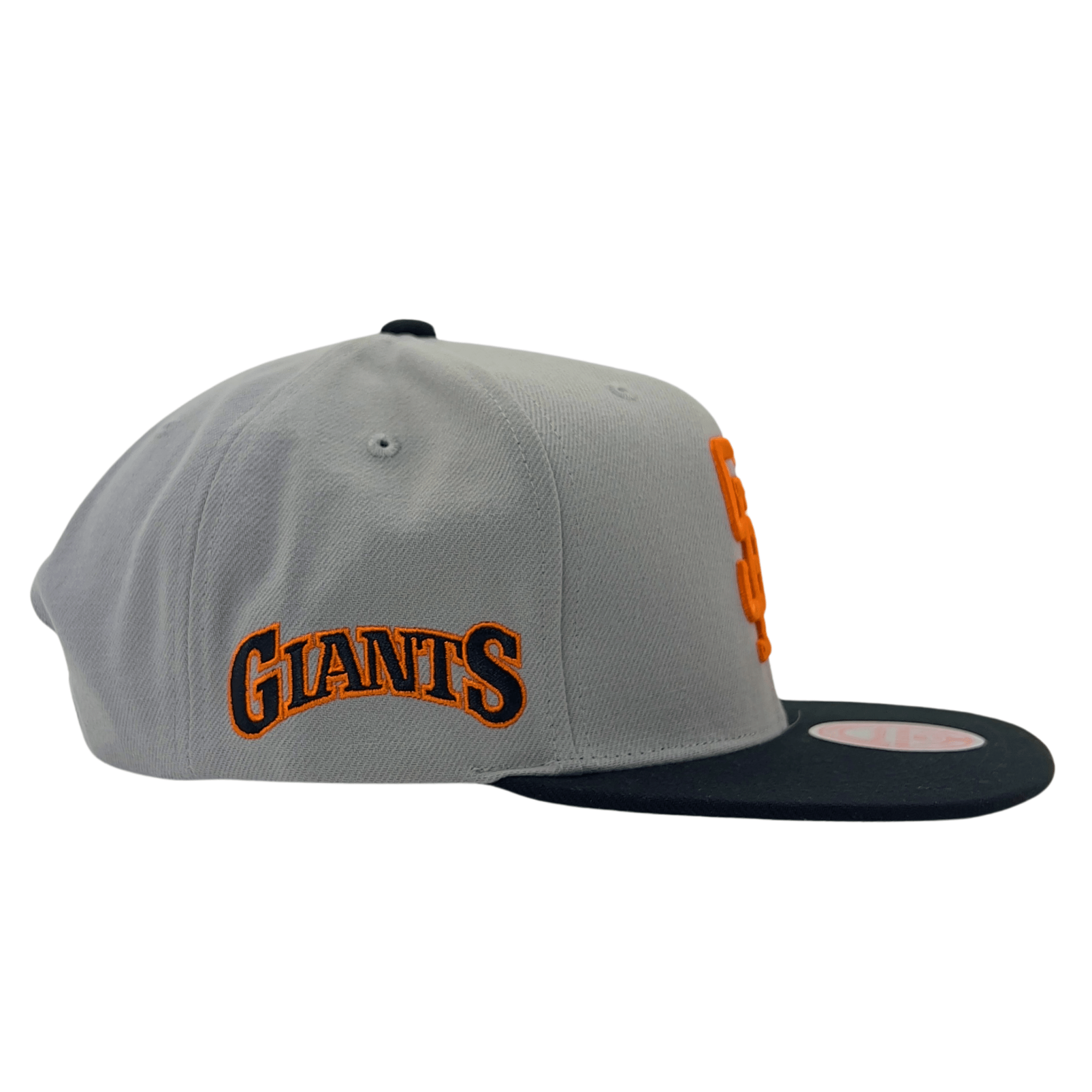 San Francisco Giants Away Cooperstown Snapback Hat in grey and black - Mitchell & Ness - State Of Flux