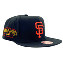 San Francisco Giants Champ'd Up Snapback Hat in black - Mitchell & Ness - State Of Flux