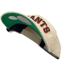 San Francisco Giants Corduroy Deadstock Snapback Hat in off white - Mitchell & Ness - State Of Flux