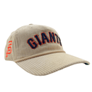 San Francisco Giants Corduroy Deadstock Snapback Hat in off white - Mitchell & Ness - State Of Flux