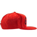 San Francisco Giants Corduroy Snapback Hat in red orange - Mitchell & Ness - State Of Flux