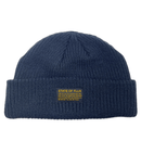 Short Knitted Mantra Beanie in navy - State Of Flux - State Of Flux