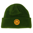 Smiley Upside Down Beanie in kelp - MARKET - State Of Flux