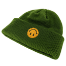 Smiley Upside Down Beanie in kelp - MARKET - State Of Flux