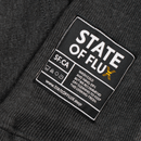 SOF Collegiate Short - sleeve Champion Hoodie in charcoal heather and columbia blue - State Of Flux - State Of Flux