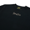 SOF Script Tee in black and latte - State Of Flux - State Of Flux