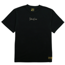 SOF Script Tee in black and latte - State Of Flux - State Of Flux