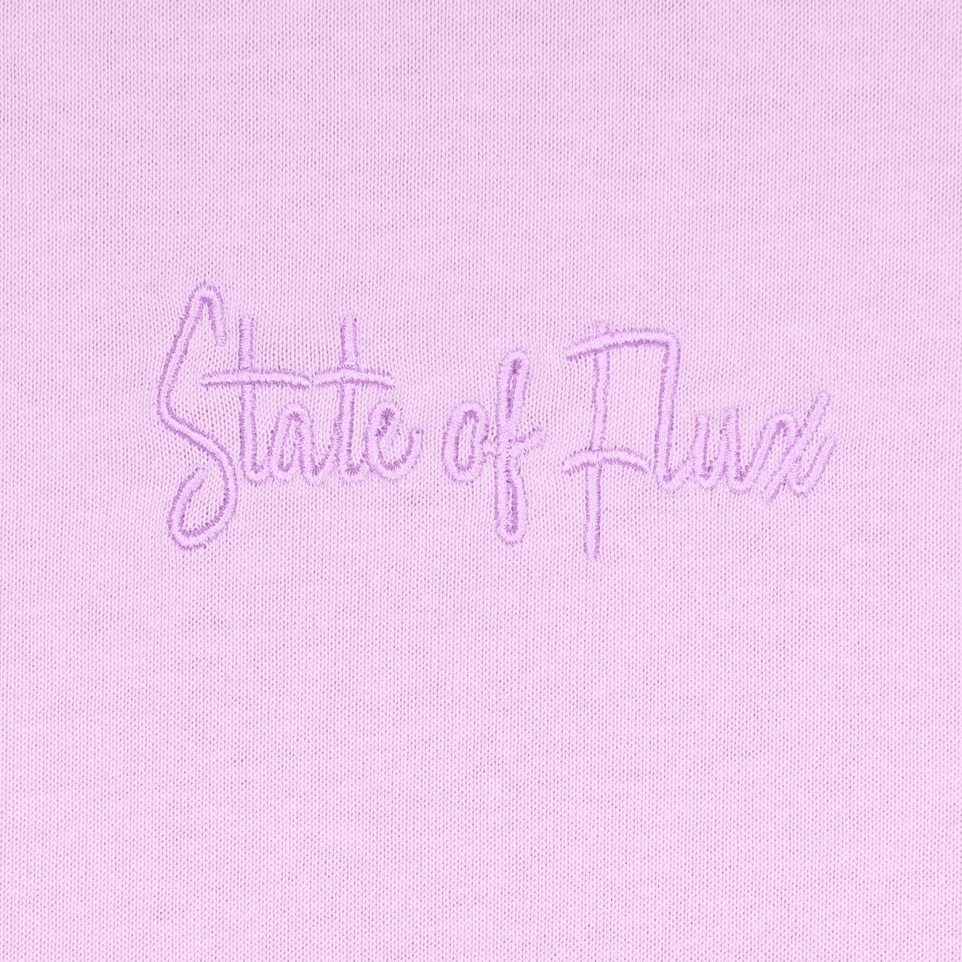 SOF Script Tee in pale purple