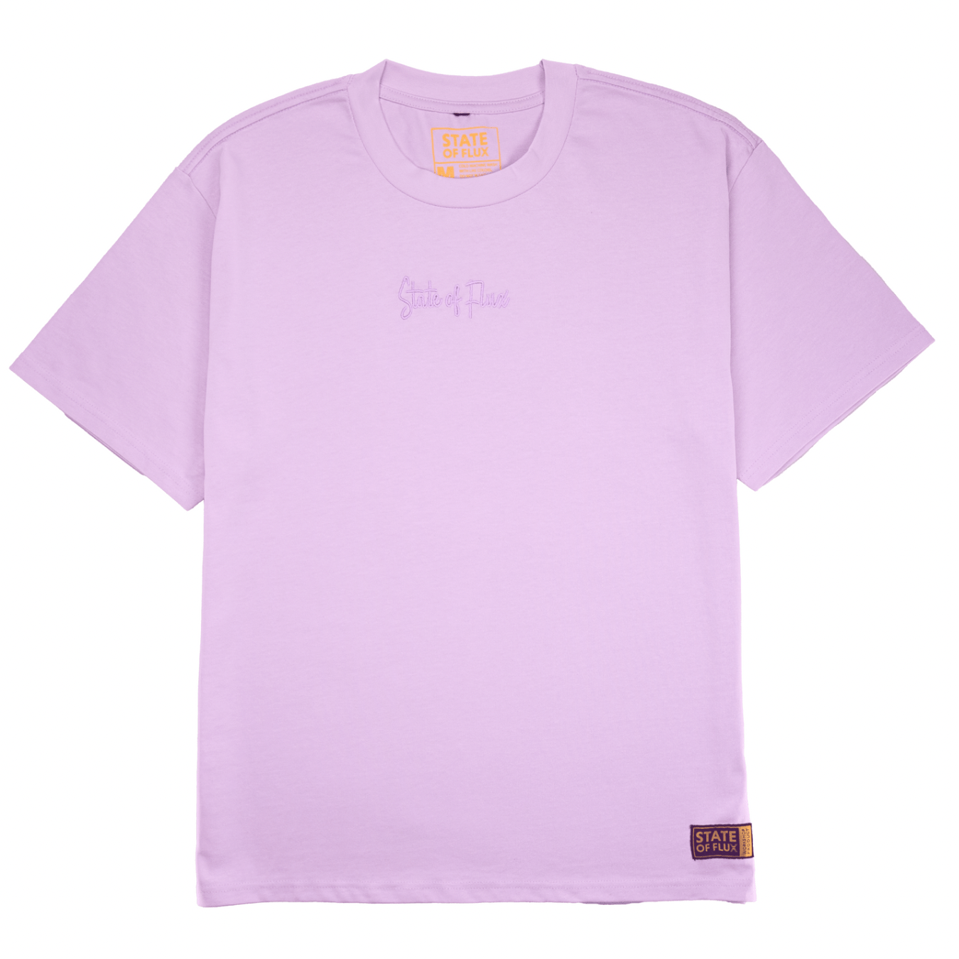 SOF Script Tee in pale purple