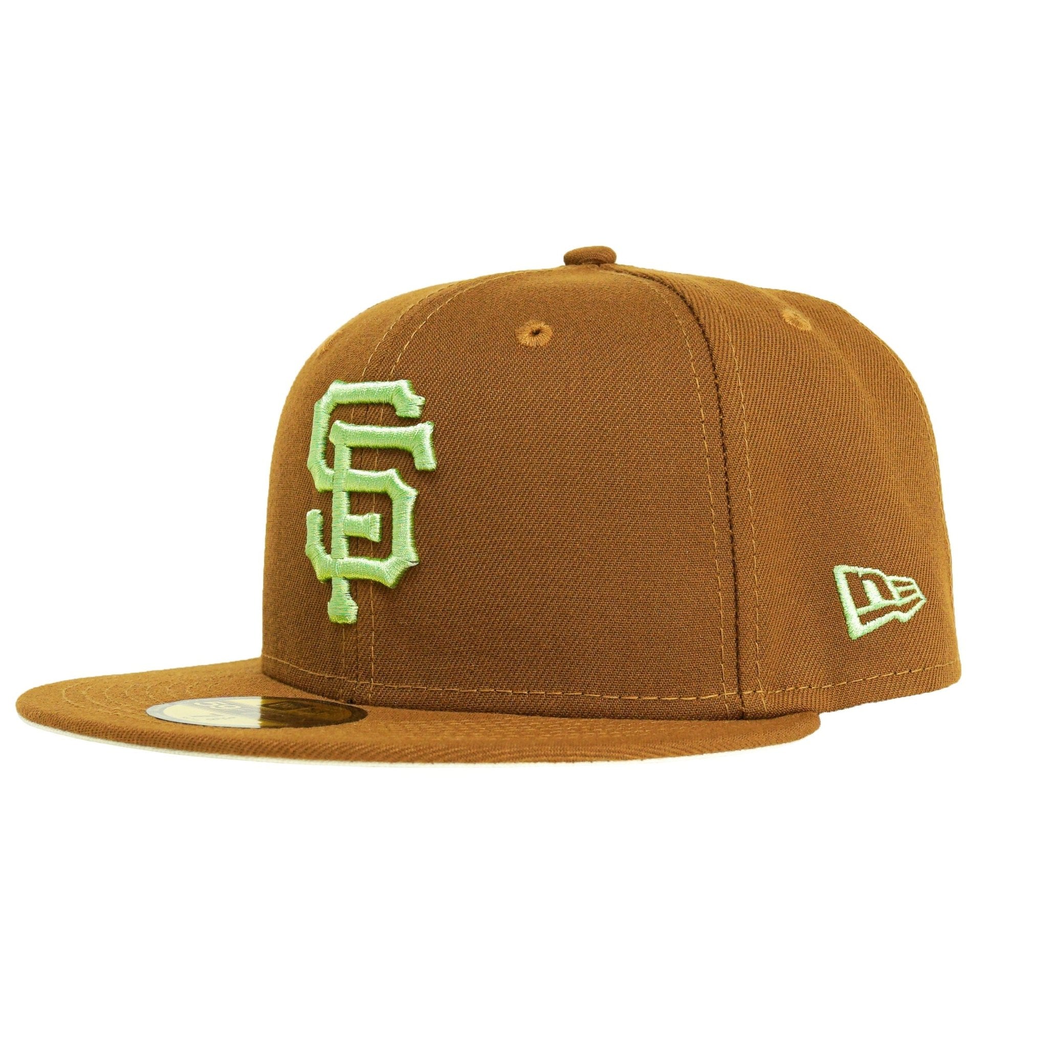 State Of Flux X New Era San Francisco Giants 59Fifty Fitted Hat in toasted  peanut and green oak