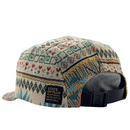 Tomahawk 5 - Panel Hat in cream and turquoise - State Of Flux - State Of Flux