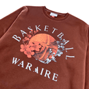 Waraire X Mitchell & Ness Collab Crewneck in russet - Mitchell & Ness - State Of Flux