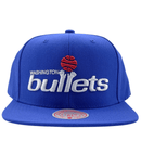 Washington Bullets Team Ground 2.0 HWC Snapback Hat in blue - Mitchell & Ness - State Of Flux