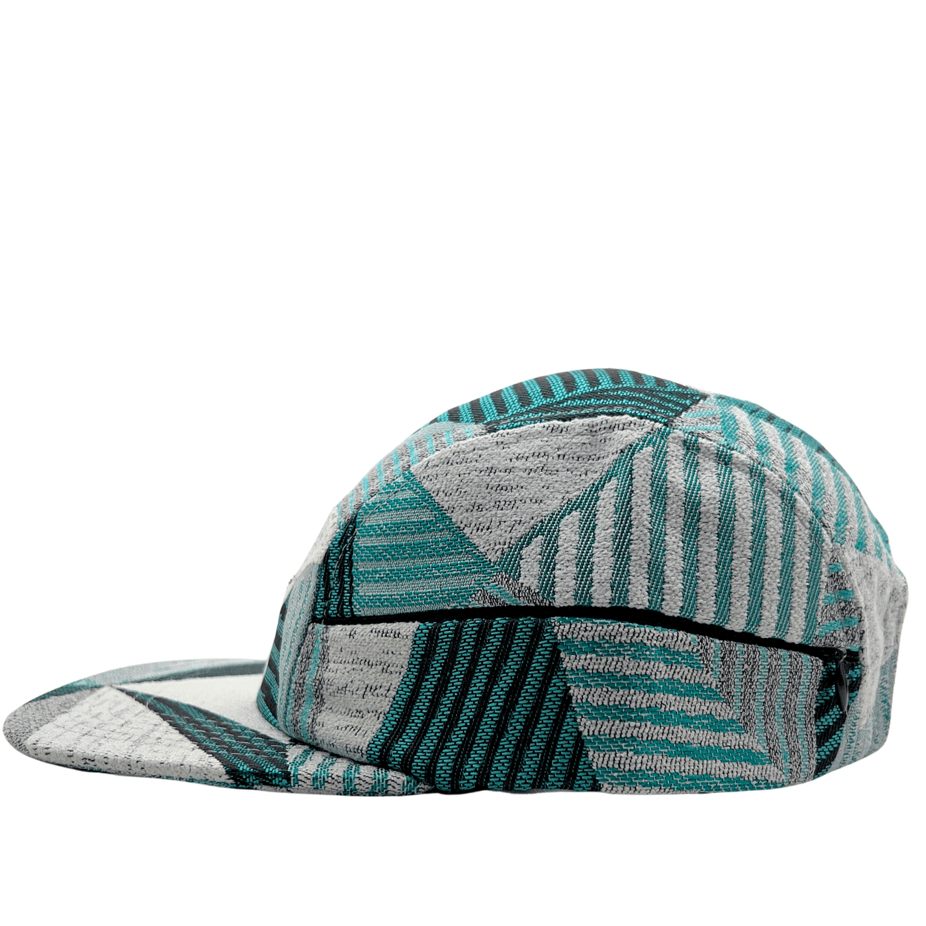 Zippered Perpendicular 5 - Panel Hat in multi - State Of Flux - State Of Flux