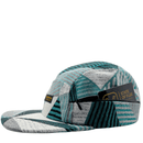 Zippered Perpendicular 5 - Panel Hat in multi - State Of Flux - State Of Flux